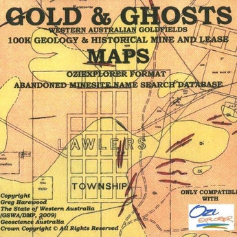 GOLD AND GHOSTS TOPO MAP
