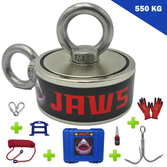 Jaws 550kg Fishing Magnet Kit