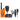 5/1 WATT IP67 UHF CB Handheld Radio - Blaze Orange TX6160XO