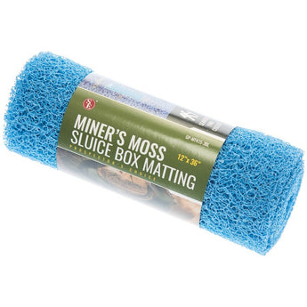 Miner's Moss Sluice Box Matting, 36" x 12" - Blue